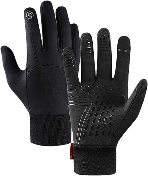 winterhandschuhe warme touchscreen winter handschuhe für herren damen schwarz fahrrad
