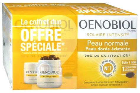 Oenobiol Solaire Intensif Peau Normale 2x30 Capsules