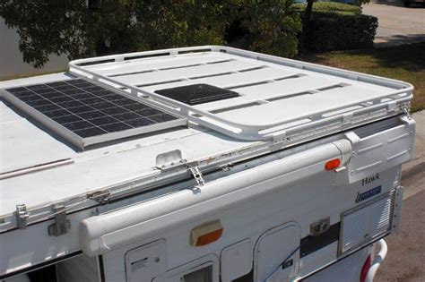 Aluminess Roof Rack For A Four Wheel Camper Roof Rack Popup Camper