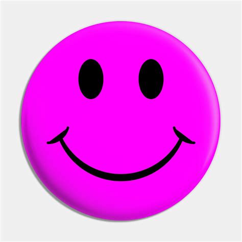 Smiley Face Pink Emoji Pin Smiley Face Pink Emoji Smiley Emoji Pin