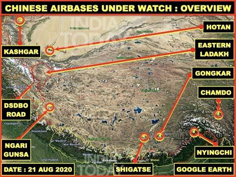 Indian Agencies Keep Close Watch On 7 Active Chinese Military Air Bases
