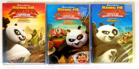 Kung Fu Panda Lenda Dragão Guerreiro 1 2e 3 Original Novo Frete Grátis