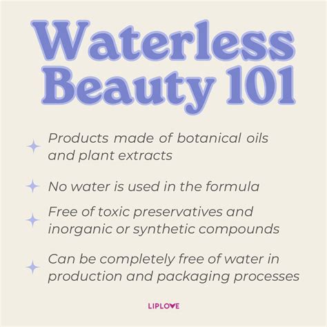 How Waterless Beauty Can Save Your Skin And Reserve The Earth — Liplove
