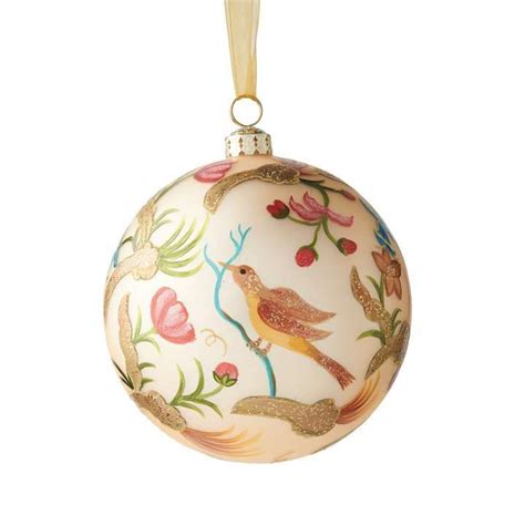 Contact us today, visit one of our showrooms or request a catalog. Williamsburg® Regency Bird Floral Ornament | Frontgate ...