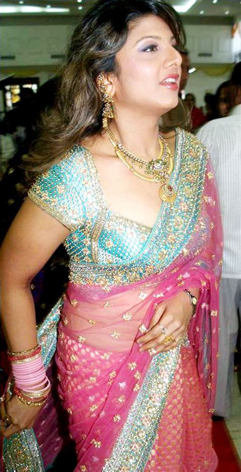 Glamorous Bindu Madhavi Photos In Pink Half Saree In 2022 Pink Half