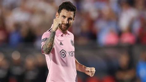 Lionel Messi World Cup Winner Hits Double As Inter Miami Reach Leagues