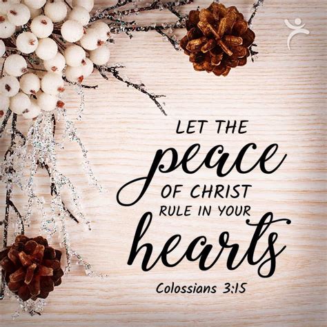 Let The Peace Of Christ Rule In Your Hearts