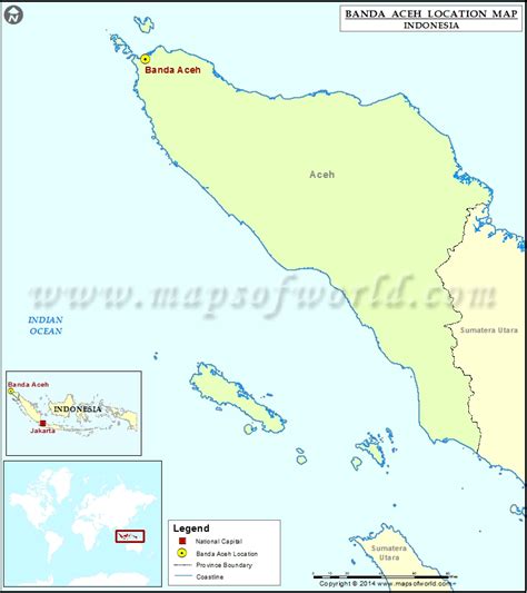 Aceh Indonesia Map Visit Banda Aceh