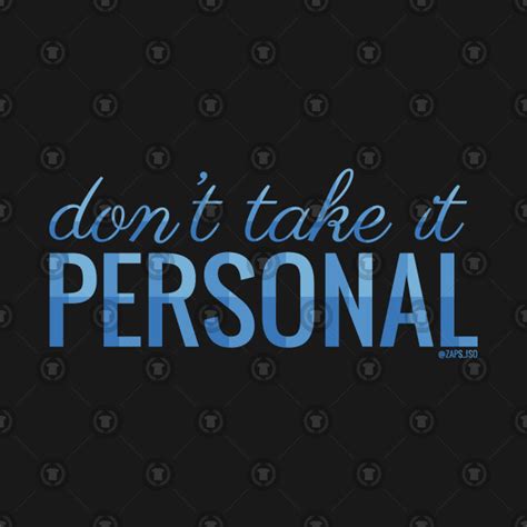 Dont Take It Personal Text Lyrics Design Blue Hrvy The Vamps Quote