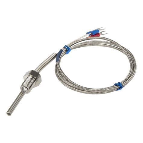 Ftarp09 Pt100 Type Pt M121mm Thread 550mm Probe 1m High Density Metal