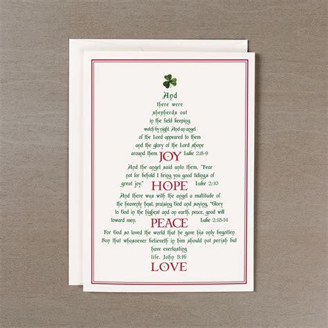 Irish Joy Hope Peace And Love Christmas Cards Set Of 20 The