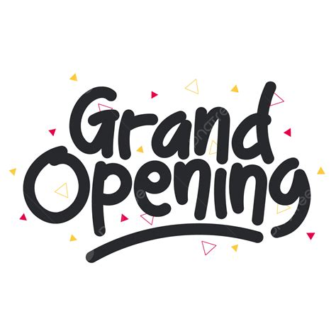 Grand Opening Vector Png Free Vector Design Cdr Ai Ep