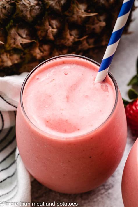 Strawberry Pineapple Smoothie Recipe Without Yogurt