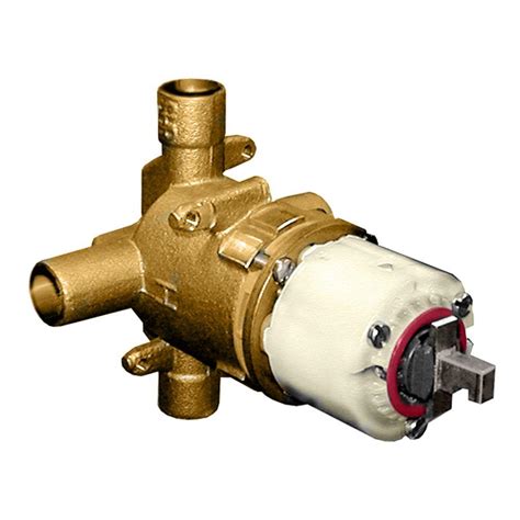 The bathtub sink hot water flow is fine, so the problem may be in a portion of water line supplying hot water to the tub. American Standard Pressure Balance Rough Volume Control ...