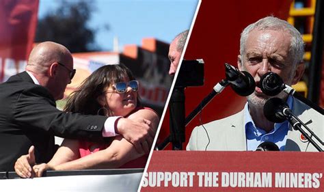 Jeremy Corbyns Durham Miners Gala Speech Stormed After Telling Tories