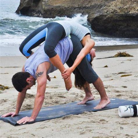 Couples Yoga Is Awesome Health Pinterest
