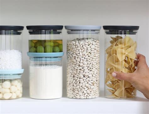 Brabantia Stackable Glass Food Storage Containers Gadget Flow