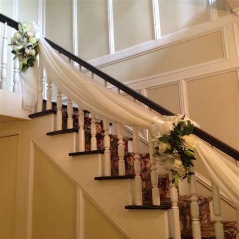 Staircase At The Wedding Venue Wedding Staircase Decoration Wedding