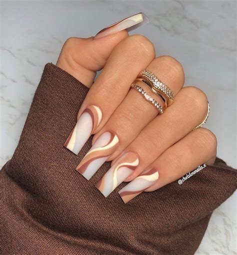 About Nailss Instagram Post “coffe Swirls♥️rate These 1 10👇drop A