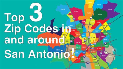 Top 3 Zip Codes In And Around San Antonio Youtube