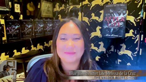 Author Blue Bloods After Life Melissa De La Cruz Youtube