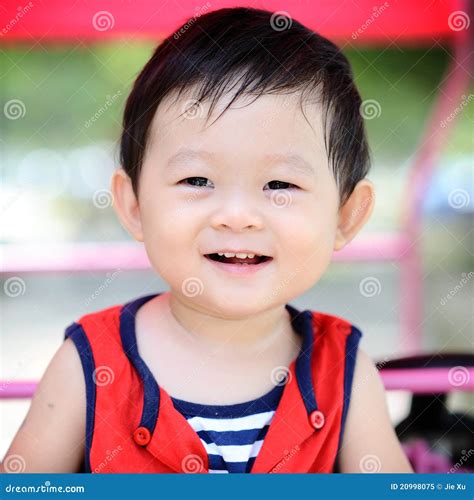 Cute Chinese Boy Portrait Stock Image Image Of Toddler 20998075