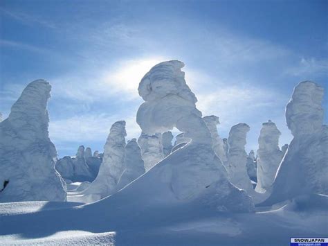 The Snow Monster Of Mt Zao In Japan Snow Japan Snow World Images