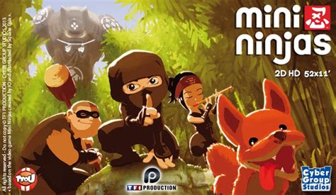 Tf1 Production Produces Mini Ninjas Hd Tv Animated Series Together