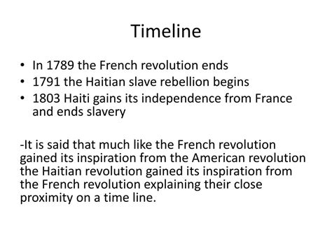 Ppt The Haitian Revolution Powerpoint Presentation Free Download