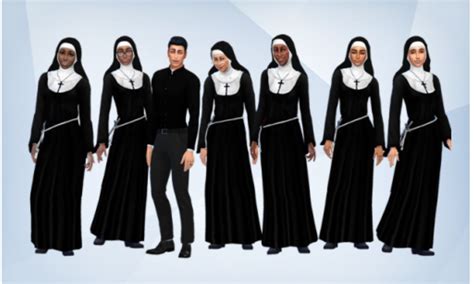 Sims 4 Nun Outfit Cc
