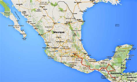 Cartes et plans détaillés du Mexique Media Cartes