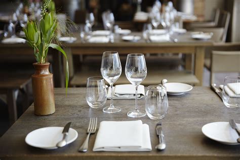 The cover includes the place for each guest, and their crockery, tableware, glassware, cutlery and napkin. Inexpensive Restaurant Design Ideas