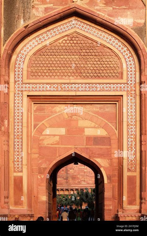 Amar Singh Gate Of Agra Fort Unesco World Heritage Site In Agra Uttar