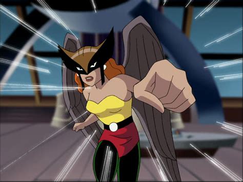 Awesome Hawkgirl Action In The Justice League Animated Series Hawkgirl