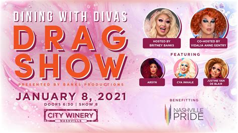 Cancelled Dining With Divas Drag Dinner In 2022 Nashville Pride Diva City Winery