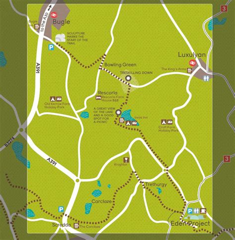 Eden Project Car Park Map