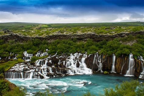 Barnafossar Waterfalls In Western Iceland Iceland Travel Photo