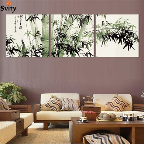 Fashion Large Canvas Art Cheap Modern Abstract Bamboo
