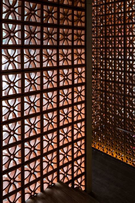 An Intricately Designed Wooden Screen Is Shown In This Photo With The