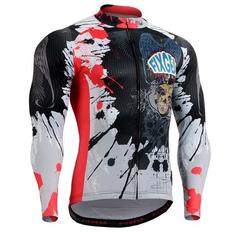 2020 popular 1 trends in sports & entertainment, automobiles & motorcycles, men's clothing with blue jersey cycle long sleeve and 1. "The Comic" - FIXGEAR Long Sleeve Cycling Jersey.