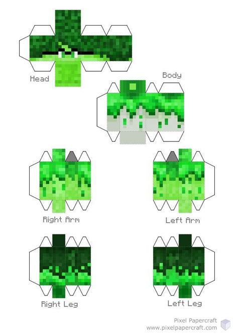 Charlie Slimecicle Pixel Papercraft Papercraft Minecraft Skin Porn Sex Picture