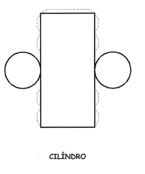 Imprimir, recortar y pegar es importante aclarar que lo anterior, es la técnica clásica en la que se requiere de una plantilla y pegamento. CILINDRO+MOLDE+COLORIR.JPG (674×808) | Figuras geometricas ...