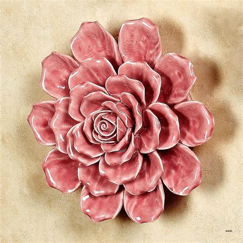 For your love of flowers, and your love of art, we have combined these to give you ceramic flower wall art. 2020 Popular Ceramic Flower Wall Art