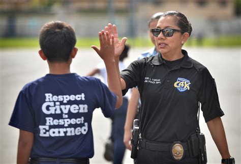 Anaheim Pds Cops 4 Kids Junior Cadets Program Steers Kids Down The