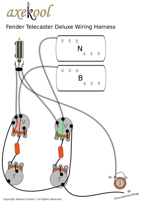 Fender Telecaster Deluxe Wiring Diagram And Fitting Instructions