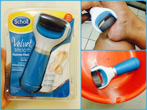 Scholl Velvet Smooth Express Pedi Electronic Foot File Review A