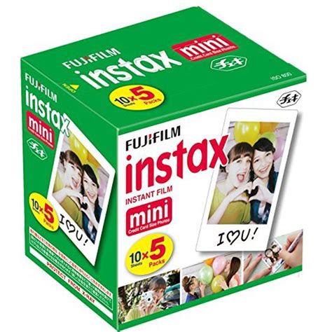 Fujifilm Instax Mini Instant Film 10 Sheets X 5 Packs
