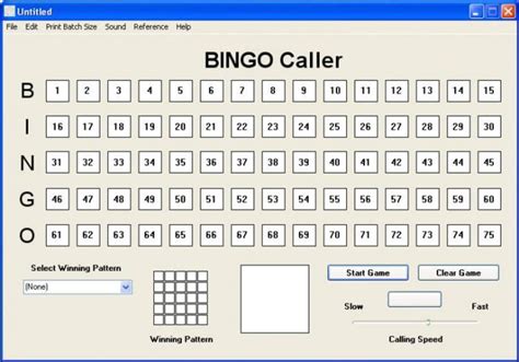 Bingo Call Sheet Template Coolnfile