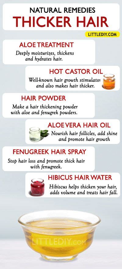 Home Remedies To Grow Thicker Hair Little Diy Grow Thicker Hair