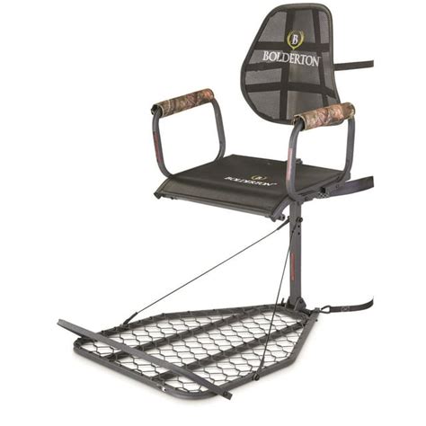 Bolderton Deluxe Hang On Tree Stand For Hunting Tree Seat Deer Stand